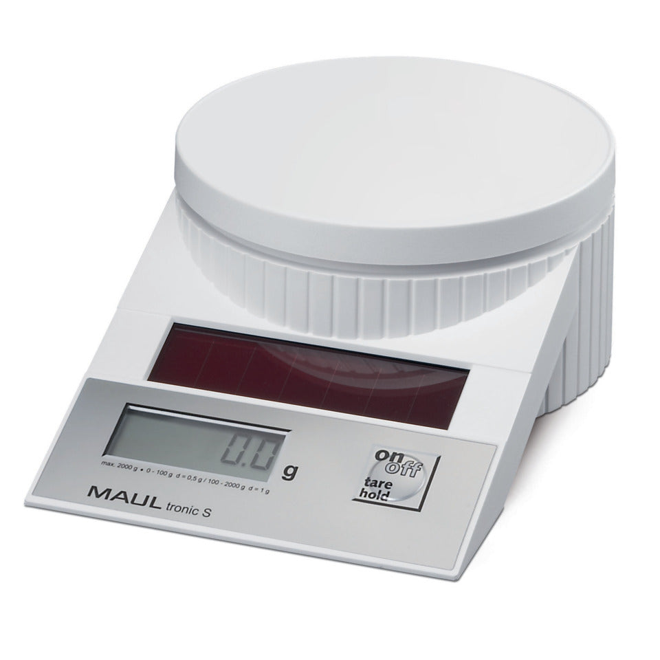 Briefwaage MAULtronic S, 2kg, weiß MAUL 15120 02 MAUL 15120 02  2000g