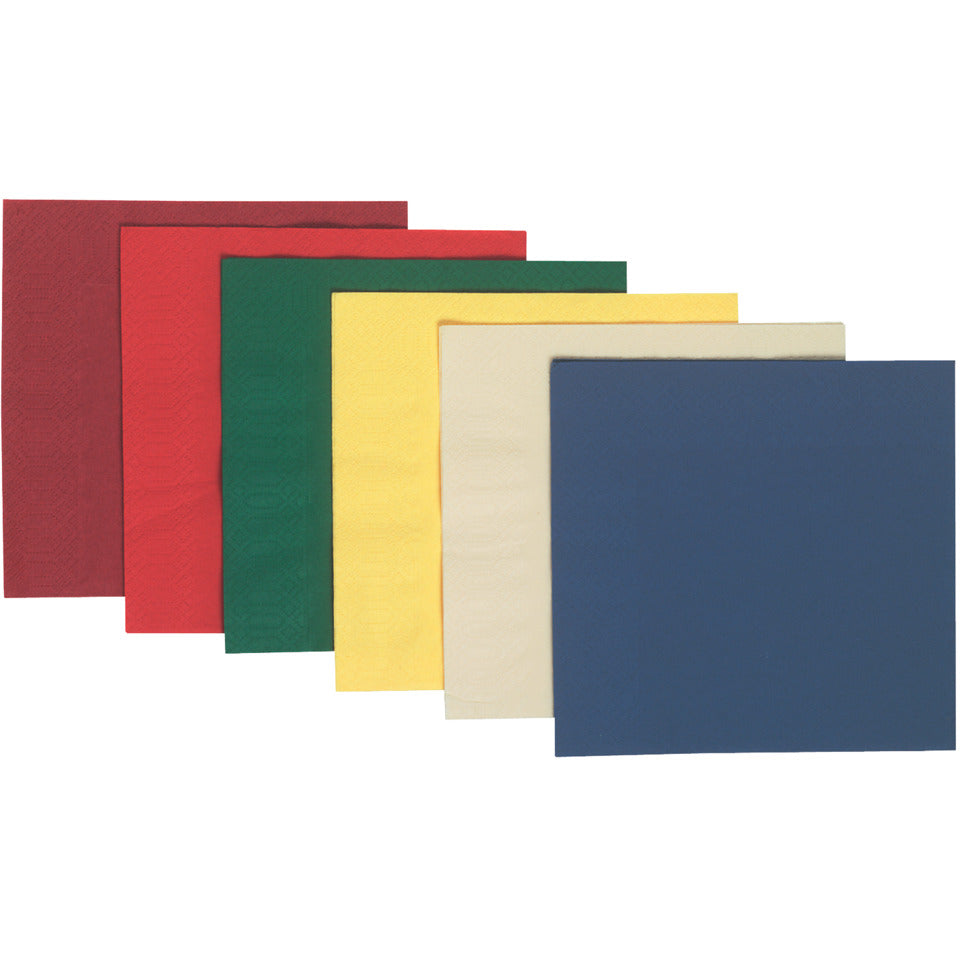 Zelltuch-Serviette, 33 x 33cm, 3-lagig, 20 Stück, dunkelblau DUNI 104052 DUNI 104052/ 3lagig  33 cm