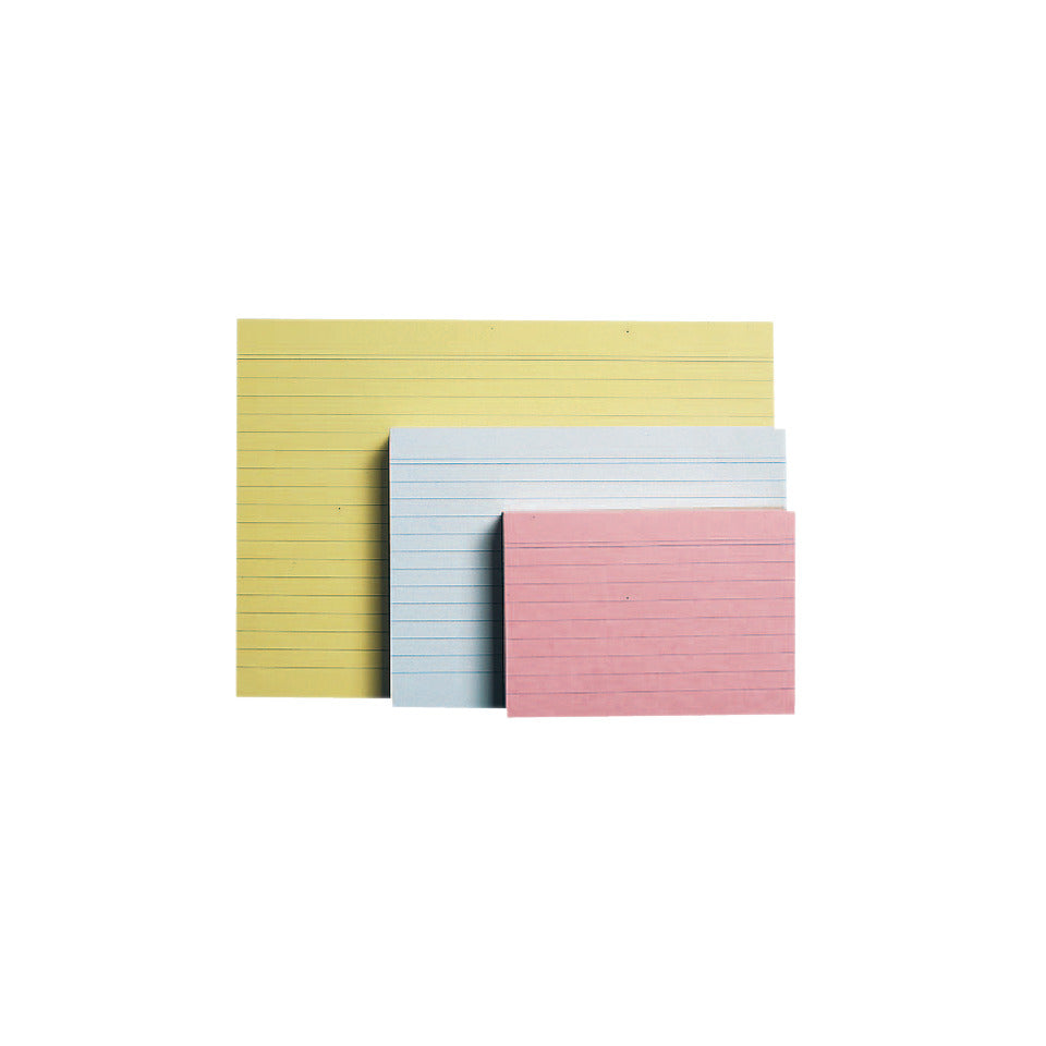 Karteikarte, A7, 170g/m², liniert, 100 Stück, weiß RNK 115070 RNK 115070 liniert