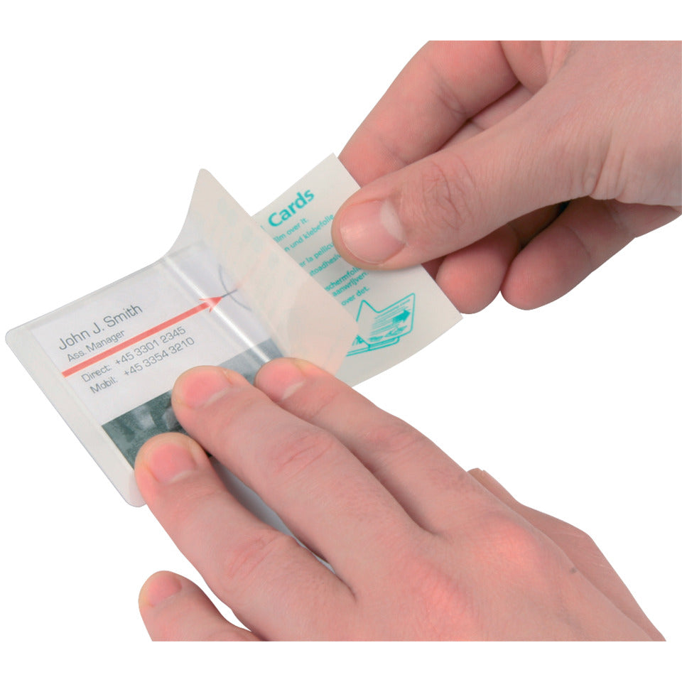 Laminierfolie, 54 x 86 mm, 100 µm, 10 Stück Q-CONNECT KF27056 Q-CONNECT KF27056 54x86mm