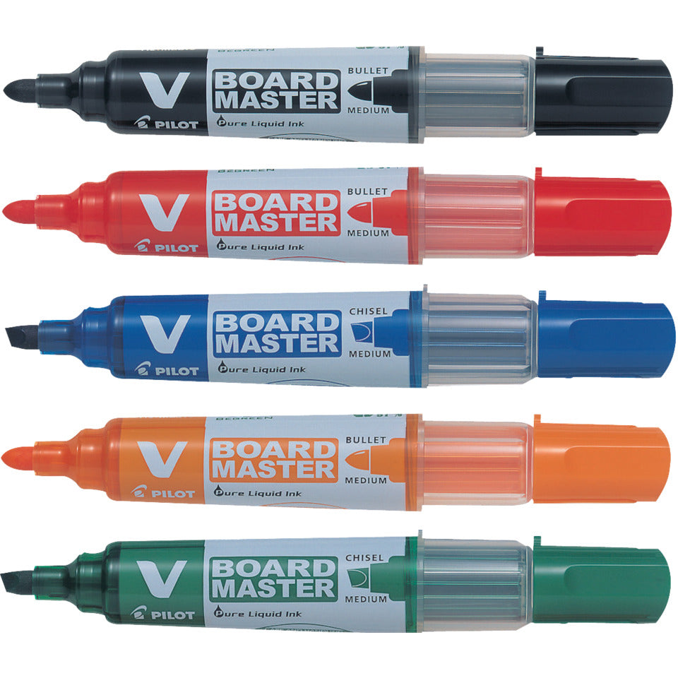 Whiteboardmarker V-Board Master, 2,3mm, Rundspitze, blau PILOT 5080703 PILOT WBMA-VBM-M-L-BG 5080703