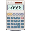 Taschenrechner weiß 8 stellig, Solar SHARP SH-EL250S SHARP EL250S