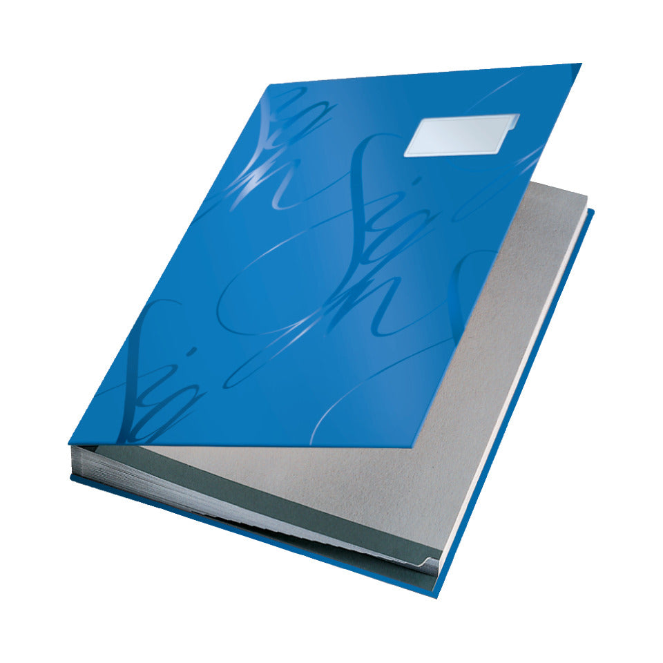 Unterschriftsmappe Design, 18 Fächer, blau LEITZ 5745-00-35 LEITZ 5745-00-35 18 Fächer