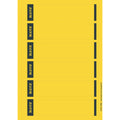 Ordnerrückenschild selbstklebend, 39 x 191 mm, schmal/kurz, 150 Stück, gelb LEITZ 1686-20-15 LEITZ 16862015 SK 25x6ST