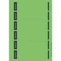 Ordnerrückenschild selbstklebend, 39 x 191 mm, schmal/kurz, 150 Stück, grün LEITZ 1686-20-55 LEITZ 16862055 SK 25x6ST