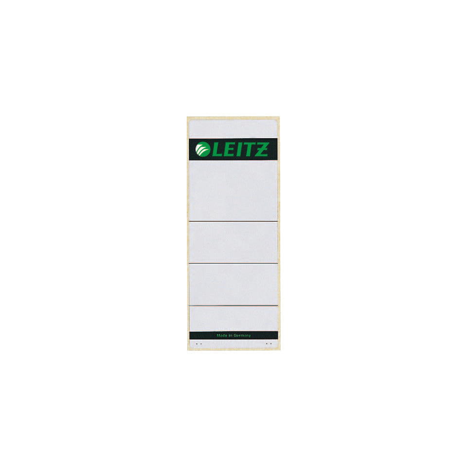 Ordnerrückenschild selbstklebend, 62 x 157 mm, breit/kurz, 10 Stück, grau LEITZ 1647-00-85 LEITZ 16470085 skl PG 10ST