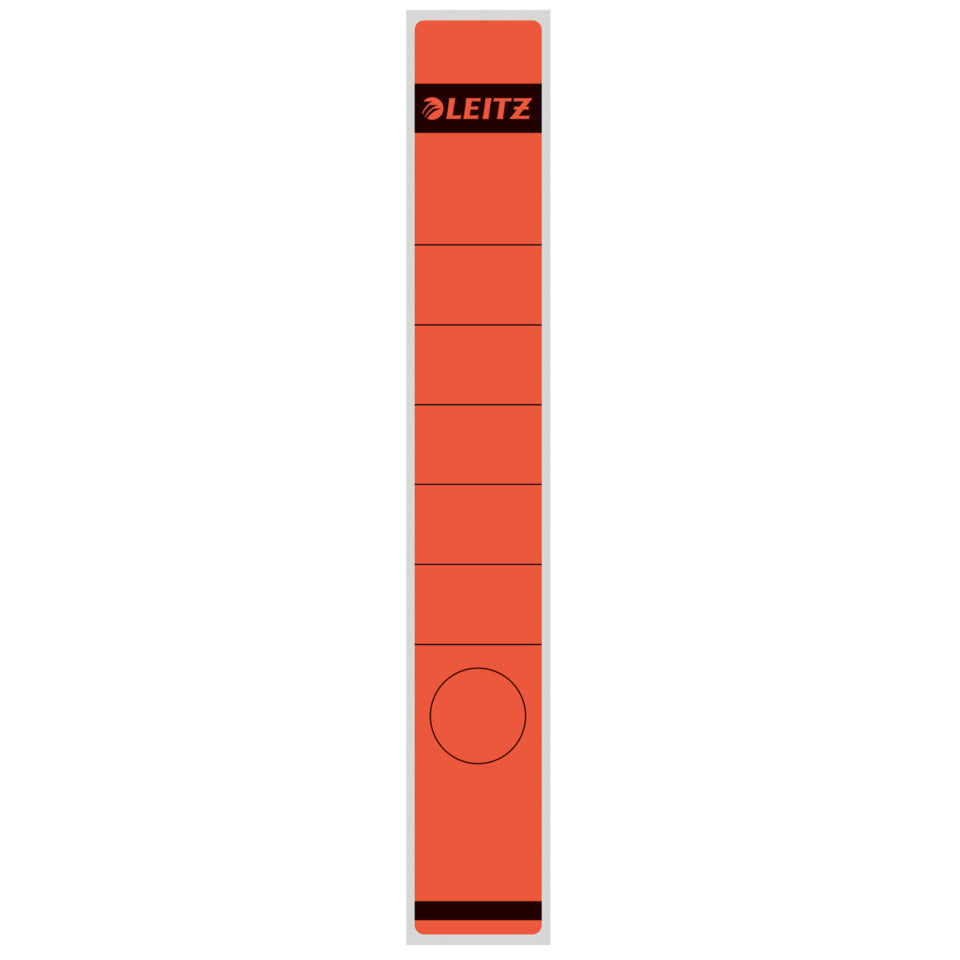 Ordnerrückenschild selbstklebend, 39 x 285 mm, schmal/lang, 10 Stück, rot LEITZ 1648-00-25 LEITZ 1648-00-25 skl PG 10ST