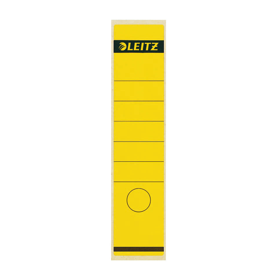 Ordnerrückenschild selbstklebend, 62 x 285 mm, breit/lang, 10 Stück, gelb LEITZ 1640-00-15 LEITZ 1640-00-15 SK 10ST