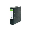 Ordner S80, Wolkenmarmor, A4, 80mm, grau marmoriert, Rücken schwarz  80022544 100022711/80022544 Pappe