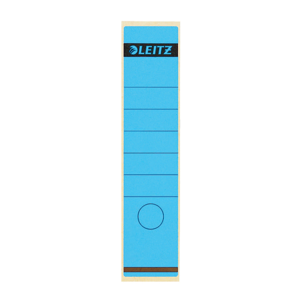 Ordnerrückenschild selbstklebend, 62 x 285 mm, breit/lang, 100 Stück, blau LEITZ 1640-10-35 LEITZ 16401035 SK lang