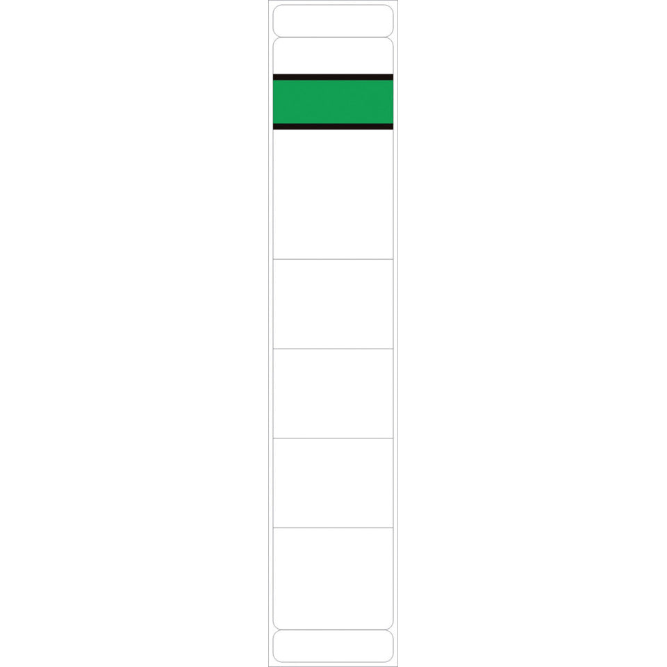 Ordnerrückenschild selbstklebend, 60 x 280 mm, breit/lang, 10 Stück, weiß  5857 NEUTRAL 5857 skl  Pg 10St