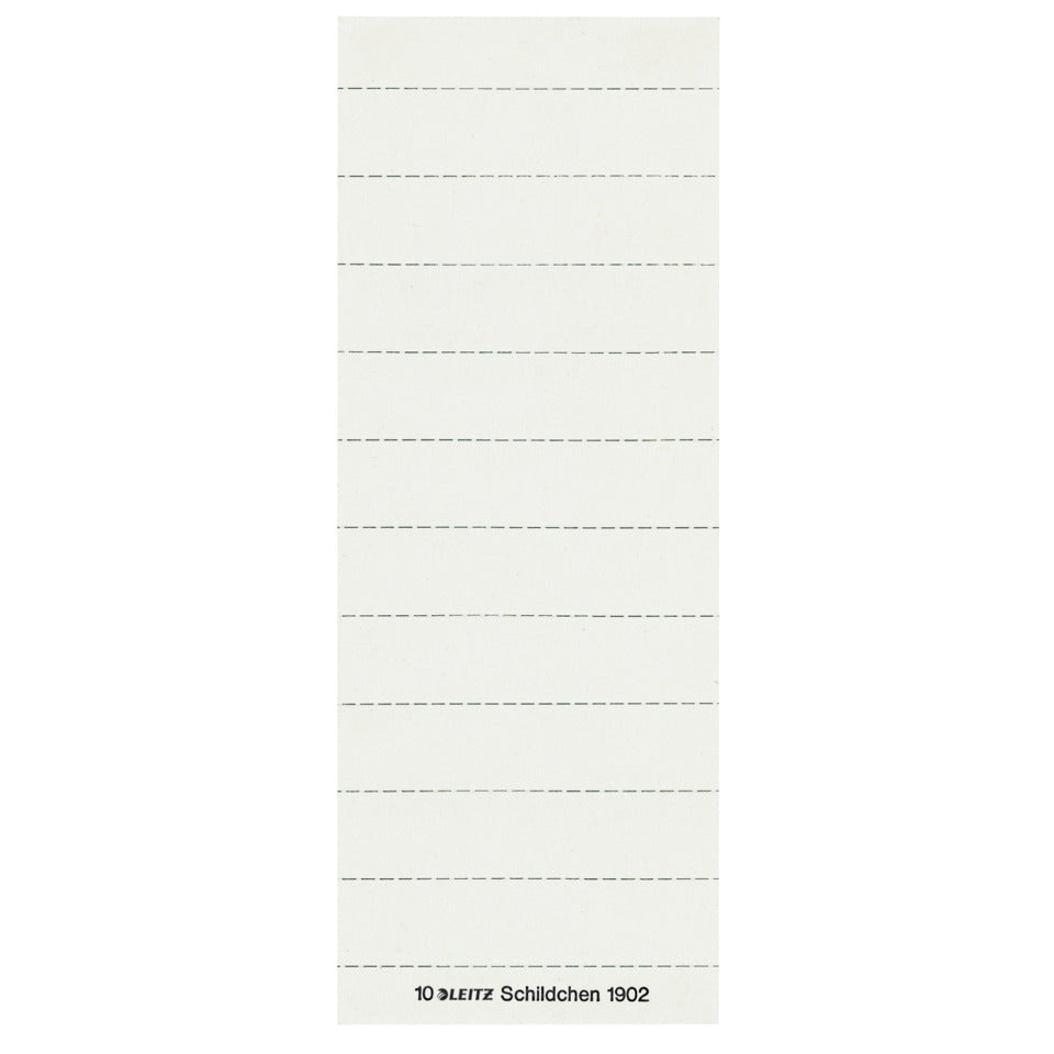 Rückenschild, für ALPHA®, Karton, 100 Stück, weiss LEITZ 1902-00-01 LEITZ 19020001