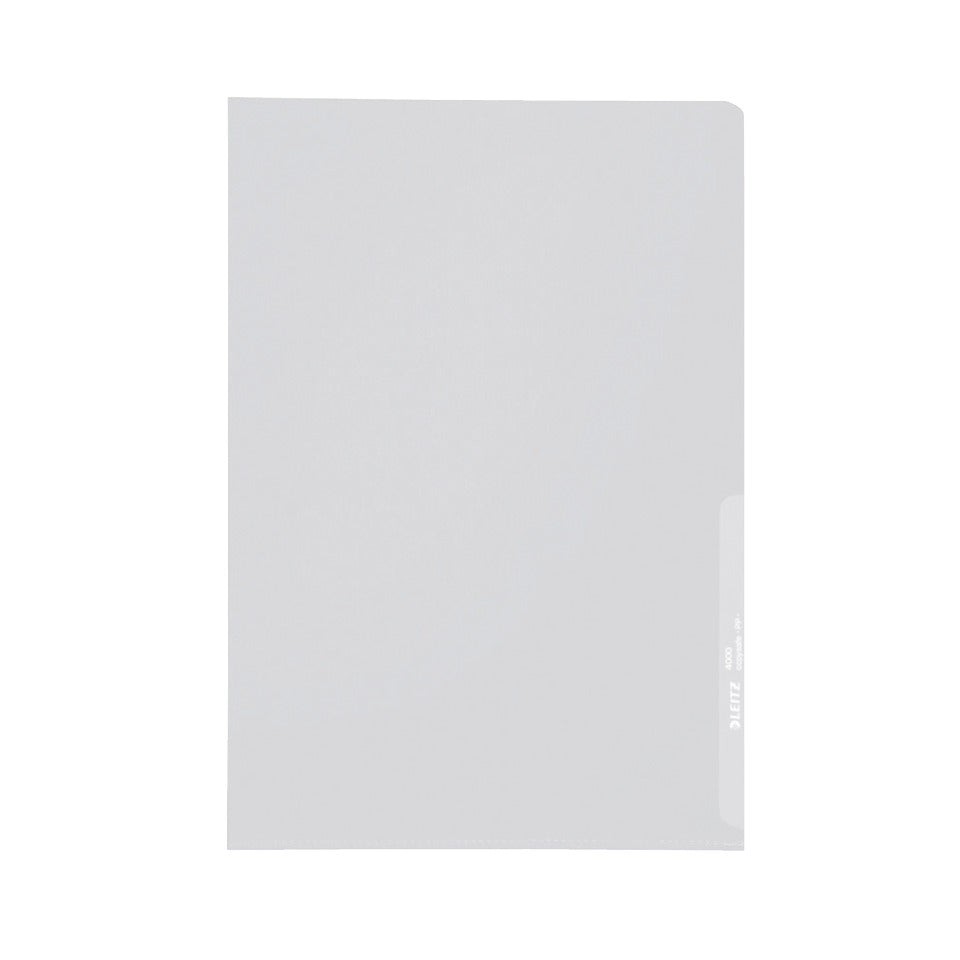 Sichthülle Standard, A4, PP, genarbt, dokumentenecht, farblos LEITZ 4000-00-03 LEITZ 40000003 PP