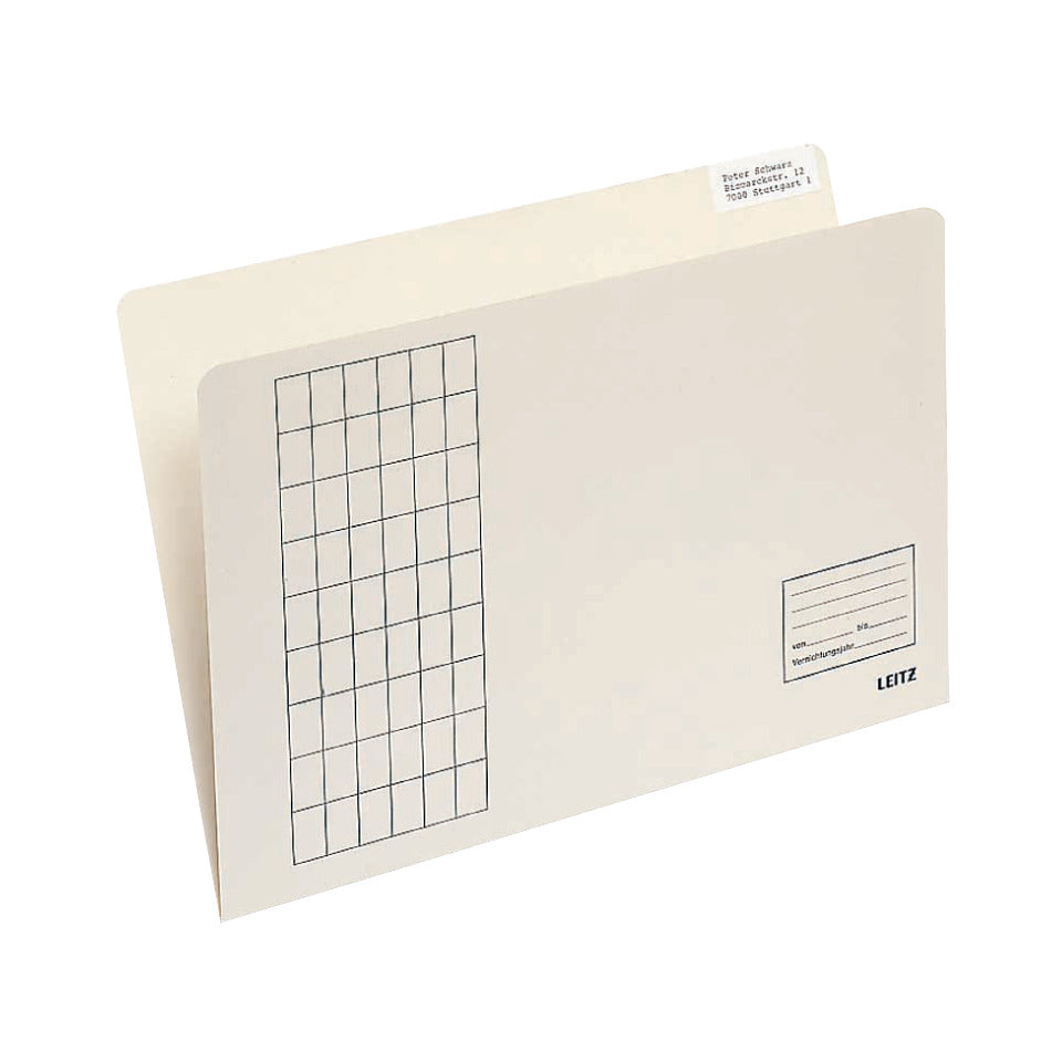 Einstellmappe einfach, vertikal, Gitterdruck, Kraftkarton, chamois LEITZ 2433-00-11 LEITZ 2433-00-11 Kraftkarton