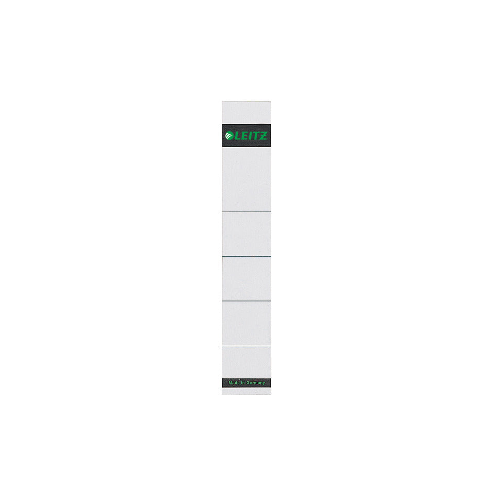 Ordnerrücken-Einsteckschild, 32 x 190 mm, schmal/kurz, 10 Stück, grau LEITZ 1608-00-85 LEITZ 16080085 PG 10ST f.1015
