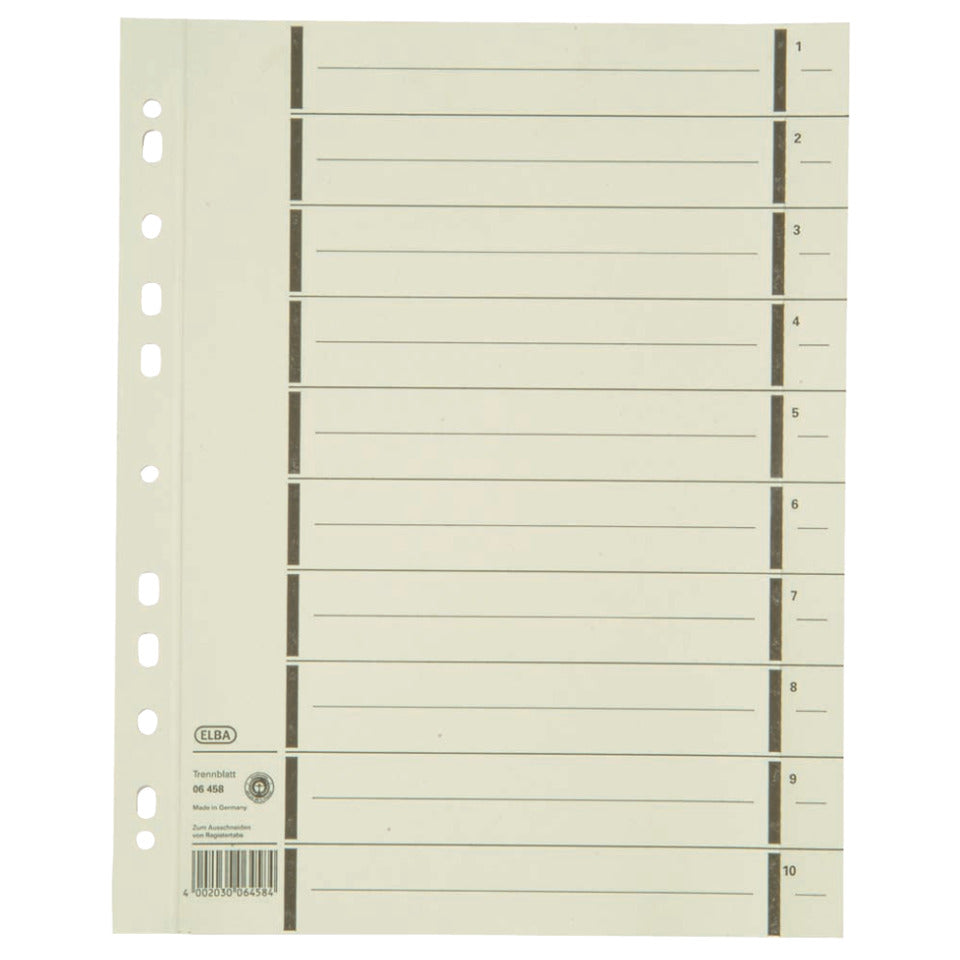 Trennblatt A4 chamois   100 Stück ELBA 400004672 ELBA 400004672 100ST