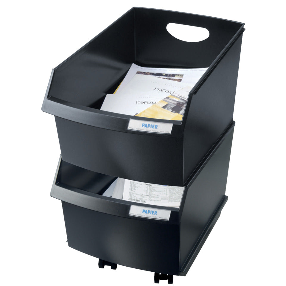 Papierkorb LOGO-DRIVE, 25 Liter, schwarz HAN 1849-13D HAN 1849-13 Logo-Drive