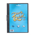 Klemm-Mappe DURAQUICK®, Weich-/Hartfolie, 20 Blatt, transparent/schwarz DURABLE 2270 01 DURABLE 2270 01 Plastik 20BL