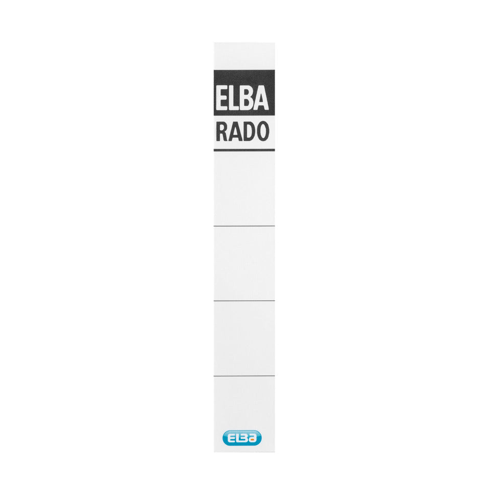 Ordnerrücken-Einsteckschild, 24 x 190 mm, schmal/kurz, 10 Stück, weiß ELBA 100420961 ELBA 100420961 04294 kurz