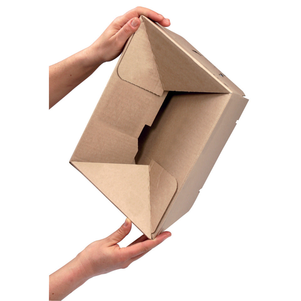 Versandkarton Blitzboden, 218x169x119mm, braun COLOMPAC 30000314 COLOMPAC 30000314 selbstklebend