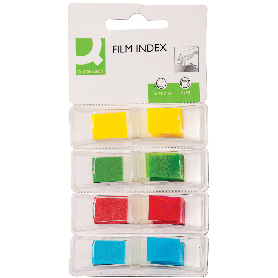 Index, 12x45mm, 4x36 Blatt, sortiert Q-CONNECT KF03631 Q-CONNECT KF03631 772782