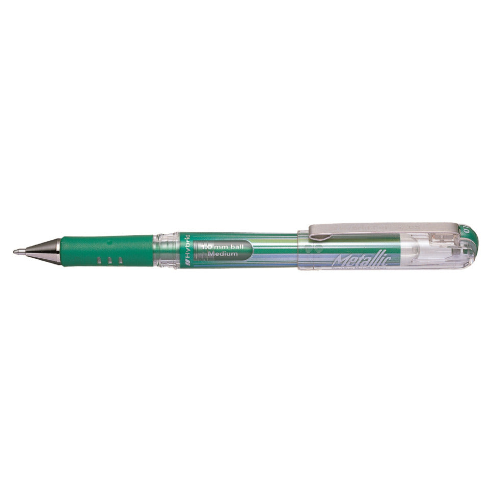 Gel-Tintenroller Hybrid Gel Grip DX K230, 0,5mm, metallic grün PENTEL K230MDO PENTEL K230-MDO Grip DX