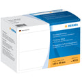 Frankieretiketten doppelt permanent, 163x45mm, 1000 Stück, weiß HERMA 4319 HERMA 4319 doppelt permanent haftend
