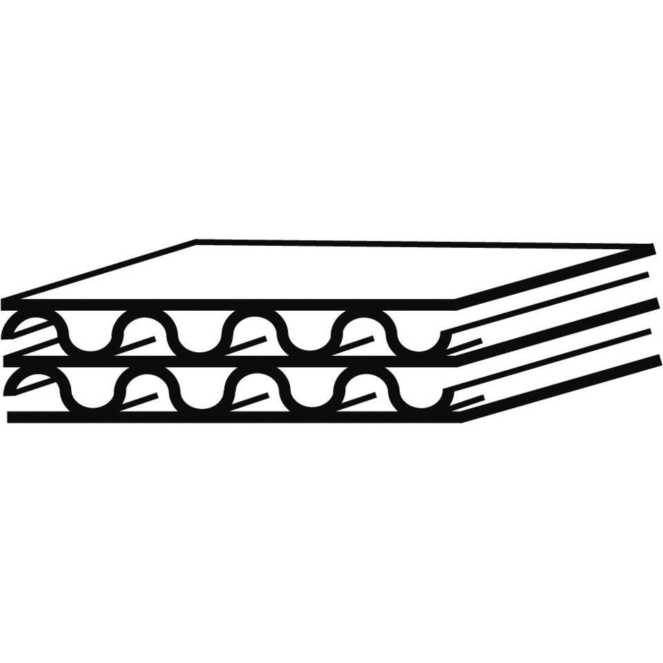 Transportbox, Bücherbox, 575 x 295 x 335 mm, extrastarke Doppelwellpappe, braun TIDYPAC TP110.005 TIDYPAC 30123959 /30004843 TP110.005