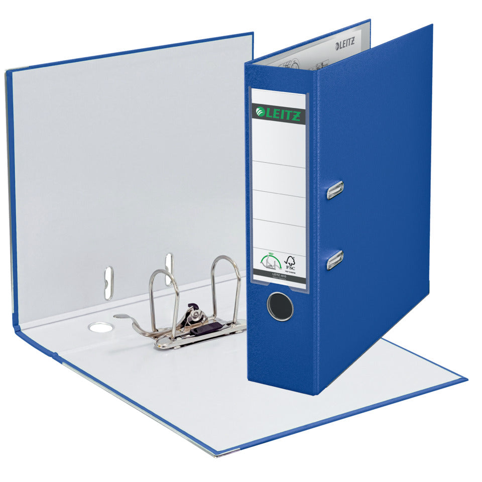 Qualitäts-Ordner 180° Plastik, A4, 80mm, nachtblau LEITZ 1010-50-68 LEITZ 1010-50-68 180° Mechanik