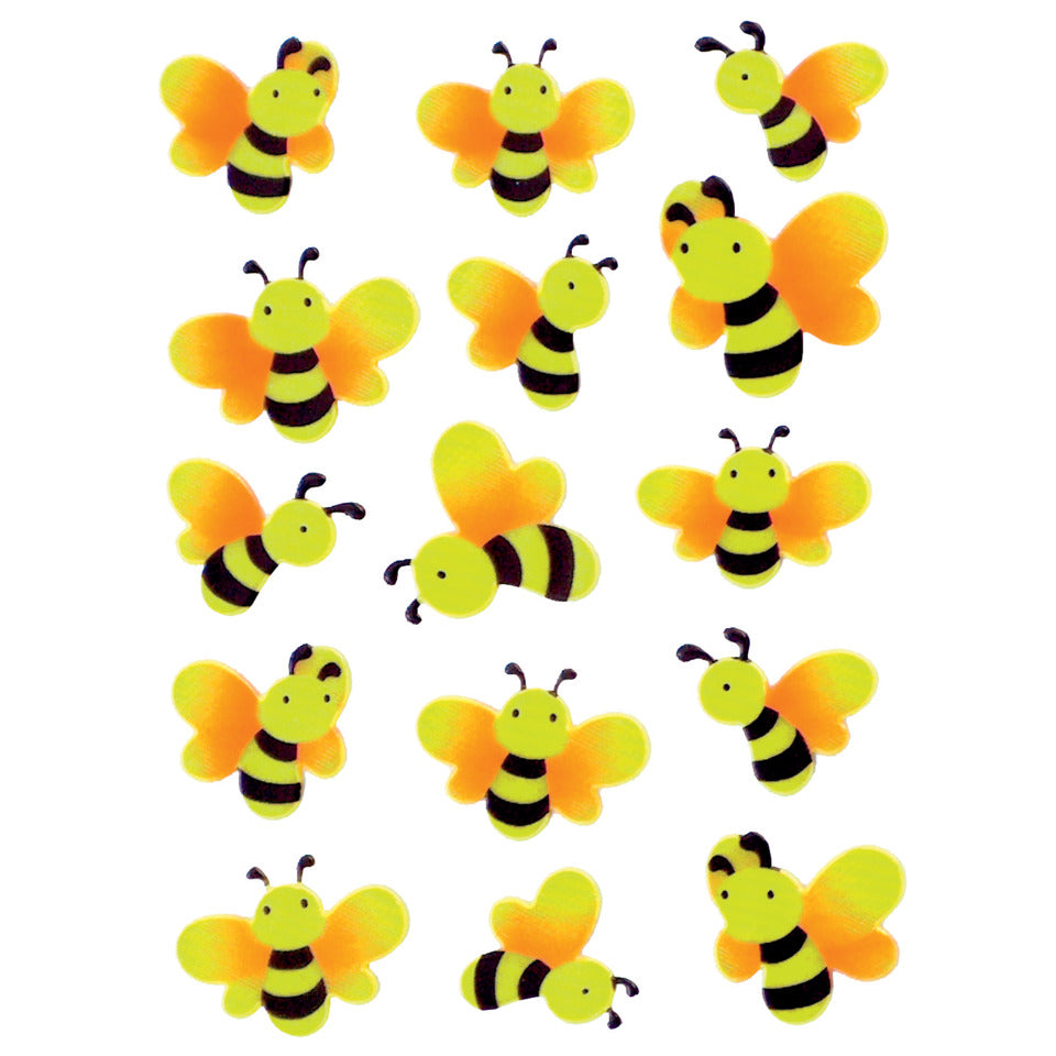 Sticker Bienen, Neon, 15 Stück HERMA 6038
