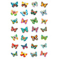 Sticker Schmetterlinge, Glitterfolie, 28 Stück HERMA 6819 HERMA 6819 Magicsticker Glitterfolie