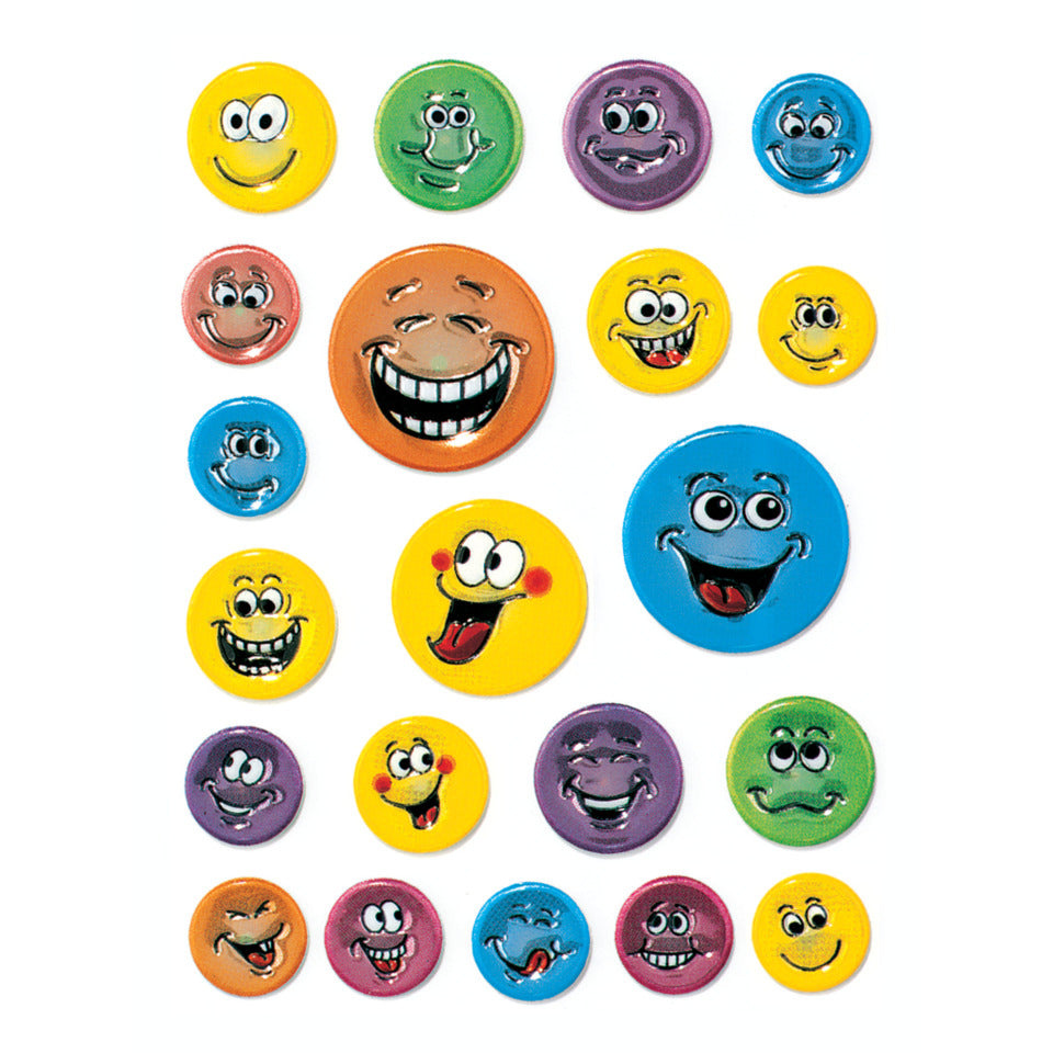 Sticker Gesichter, geprägt, 21 Stück HERMA 6153 HERMA 6153 Magicsticker