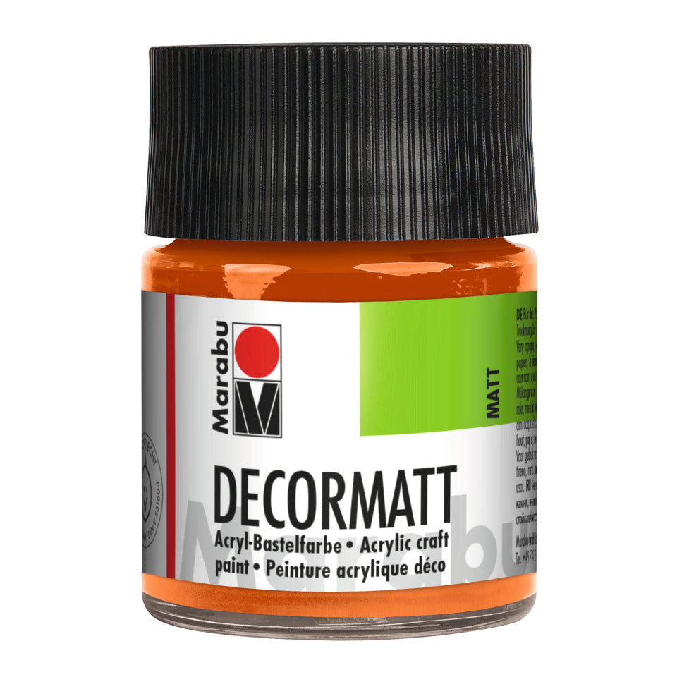 Decormatt Acryl, 50ml, orange MARABU 14010 005 013 MARABU 1401 05 013   50ml
