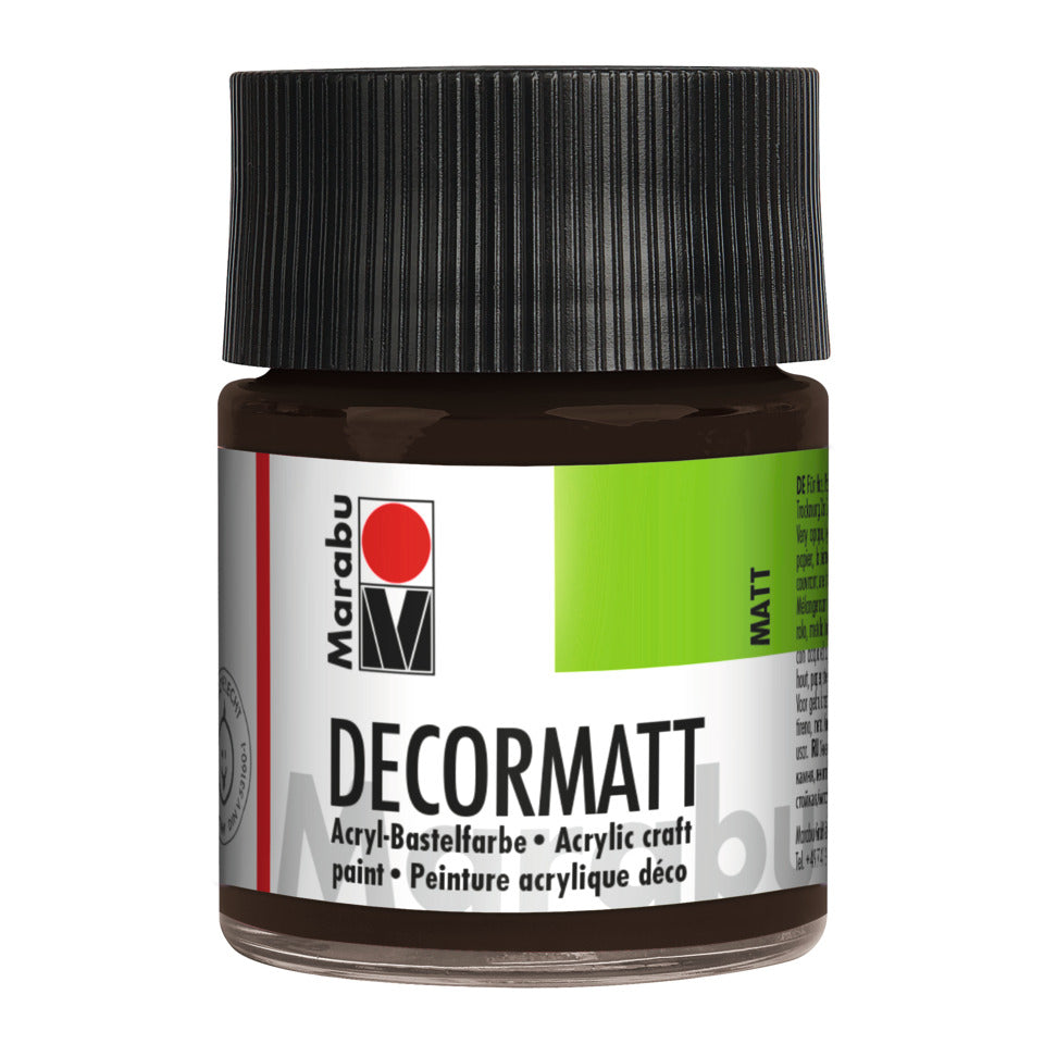 Decormatt Acryl, 50ml, dunkelbraun MARABU 14010 005 045 MARABU 1401 05 045   50 ml