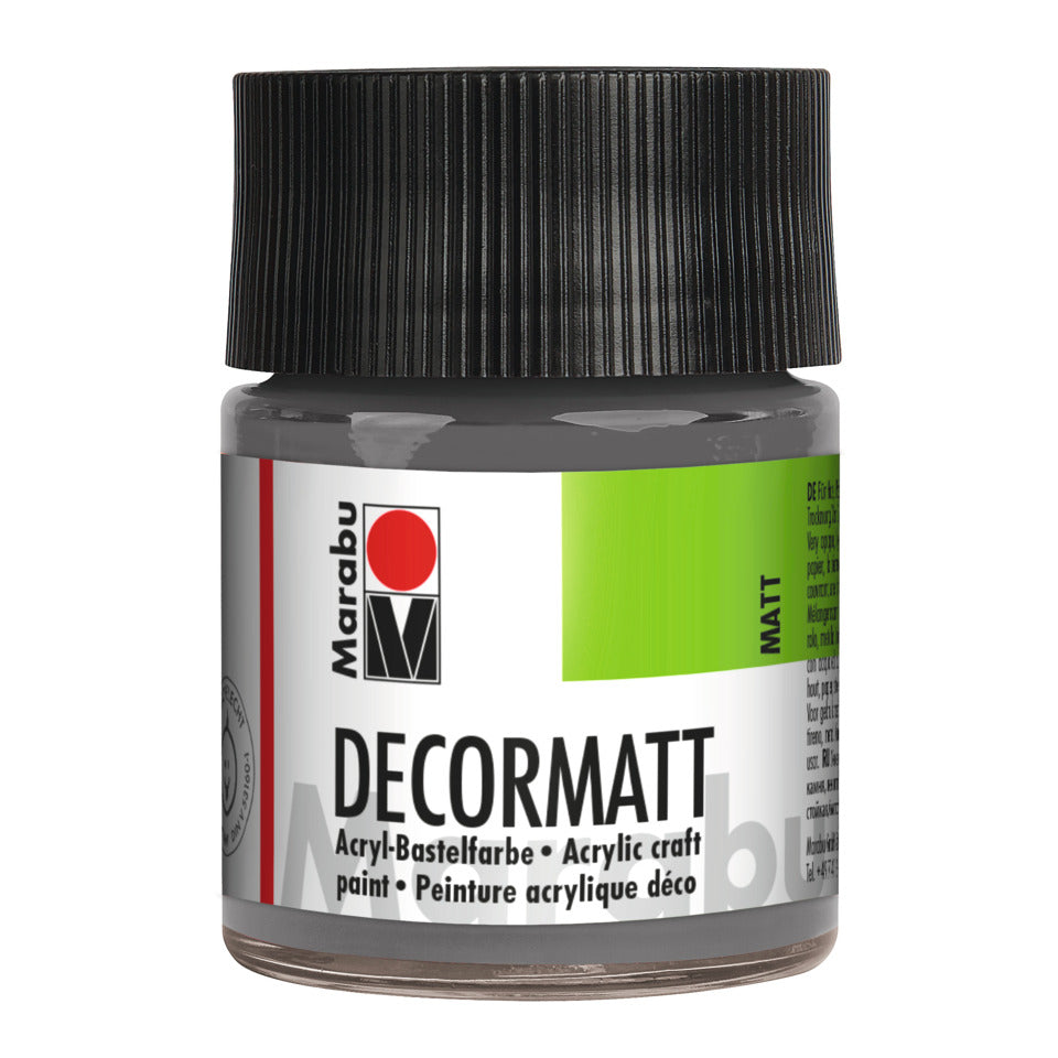 Decormatt Acryl, 50ml, hellgrau MARABU 14010 005 278 MARABU 1401 05 278  50ml