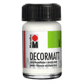 Decormatt Acryl, 15ml, weiß MARABU 14010 039 070 MARABU 1401 39 070  15ml Glas