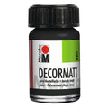 Decormatt Acryl, 15ml, schwarz MARABU 14010 039 073 MARABU 1401 39 073  15ml Glas