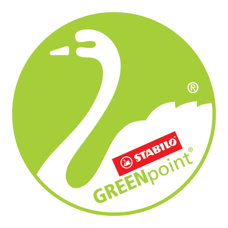 Faserschreiber GREENpoint®, 0,8 mm, Etui mit 4 Stiften STABILO 6088/4 STABILO 6088/4  fbg. sortiert