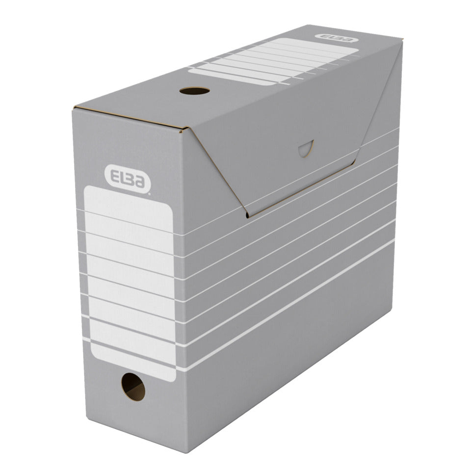 Archivbox A4 tric grauweiß   95mm x 365mm ELBA 100552039 ELBA 100552039 83420