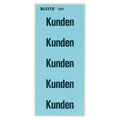 Inhaltsschild Kunden, selbstklebend, 100 Stück, blau LEITZ 1507-00-00 LEITZ 15070000 selbstklebend