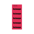 Inhaltsschild Rechnungen, selbstklebend, 100 Stück, rot  5896 NEUTRAL 5896  skl  Pg100St