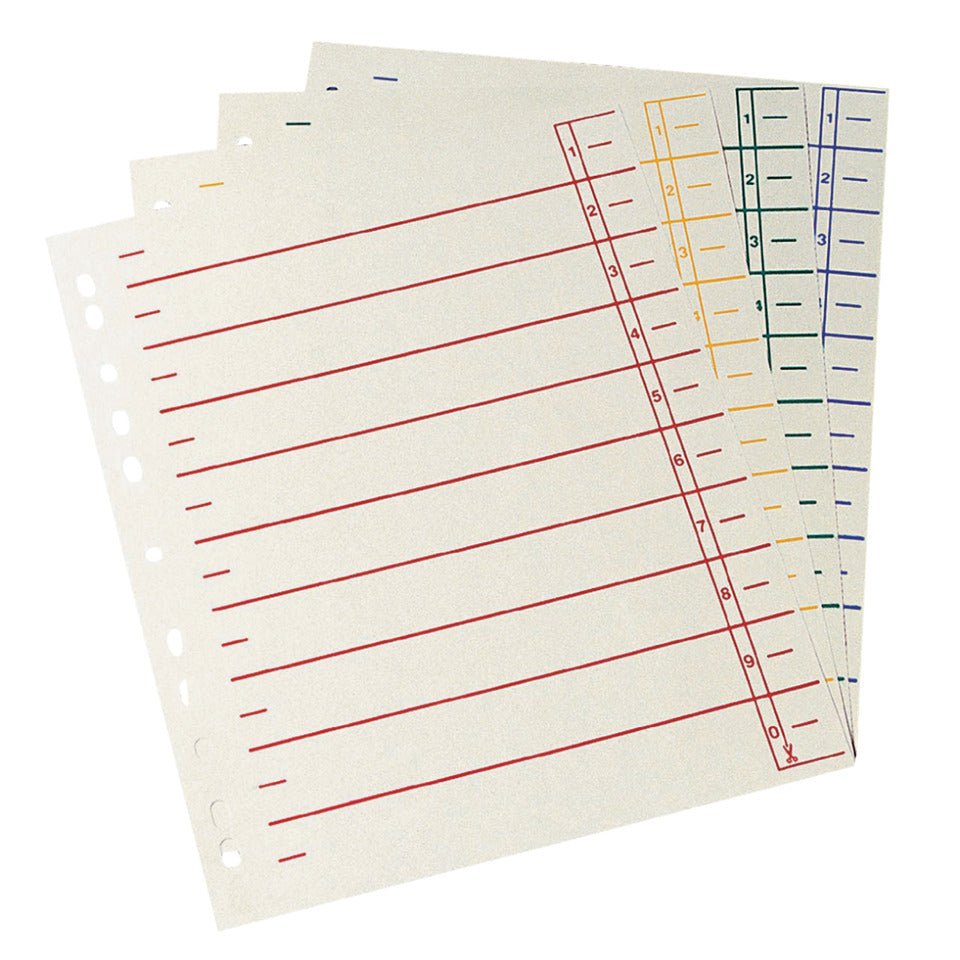 Trennblatt, A4, 230g/m², 100 Stück, gelb  9531102100 9531102100 230g