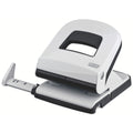 Locher E 225, 25 Blatt, Anschlagschiene, Metall, schwarz/grau NOVUS 025-0575