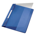 Hefter Exquisit, A4, Überbreite, PVC, blau LEITZ 41940035 LEITZ 4194-00-35 mit Tasche