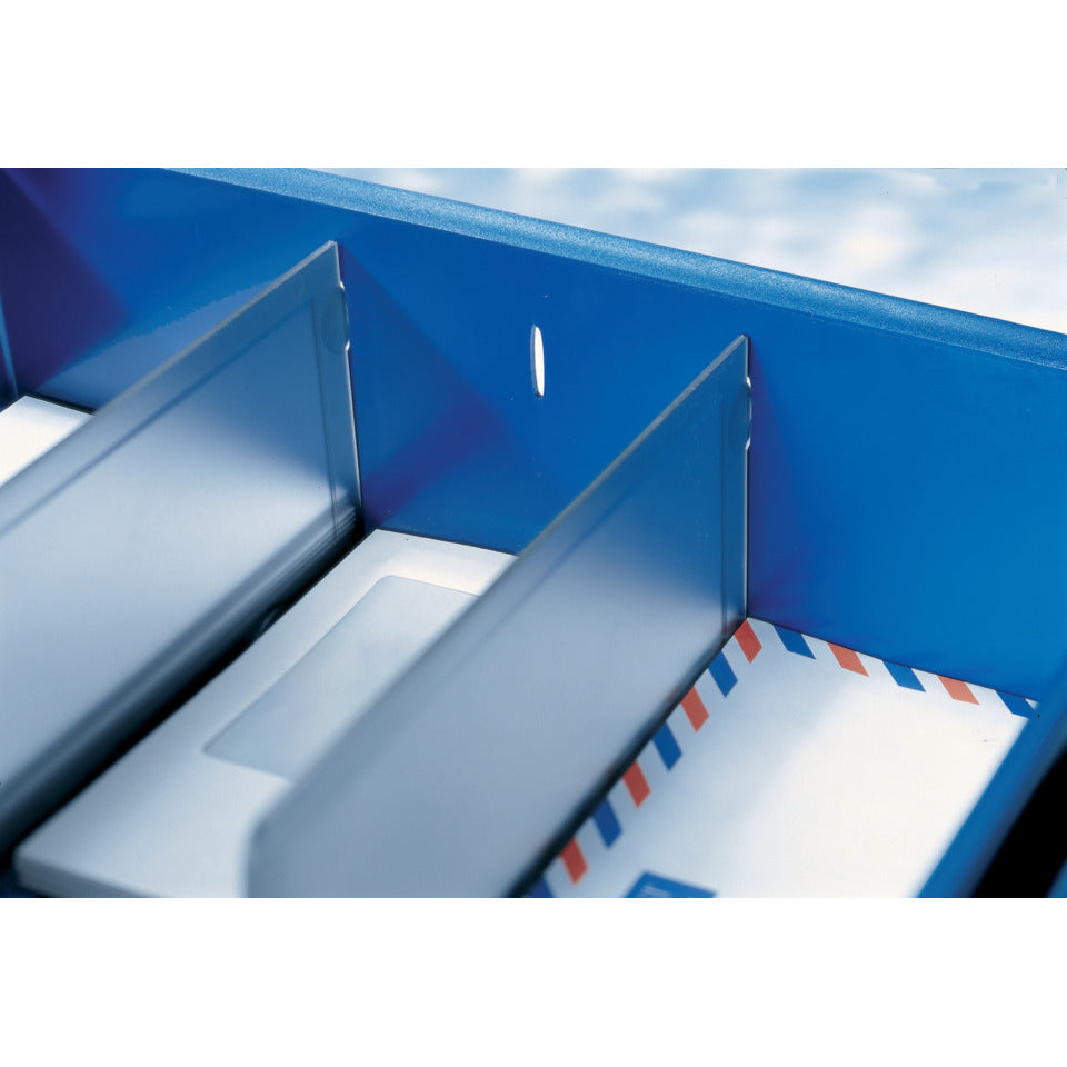 Trennwand für Briefkorb, Polystyrol, 2 Stück, grau-transparent LEITZ 5262-00-00 LEITZ 52620000 Sorty 5230+5232