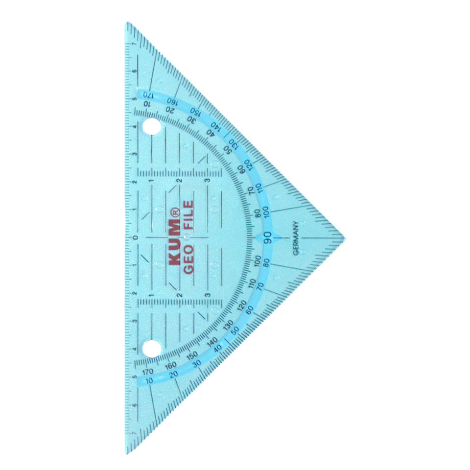 Geometriedreieck GeoFile 261, 16cm, sortiert KUM 208.19.29 KUM 2081929 Geo File z.Abheft.