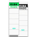 Ordnerrücken-Einsteckschild Rado, 54 x 190 mm, breit/kurz, 10 Stück, weiß ELBA 100420956 ELBA 100420956 04 217 breit