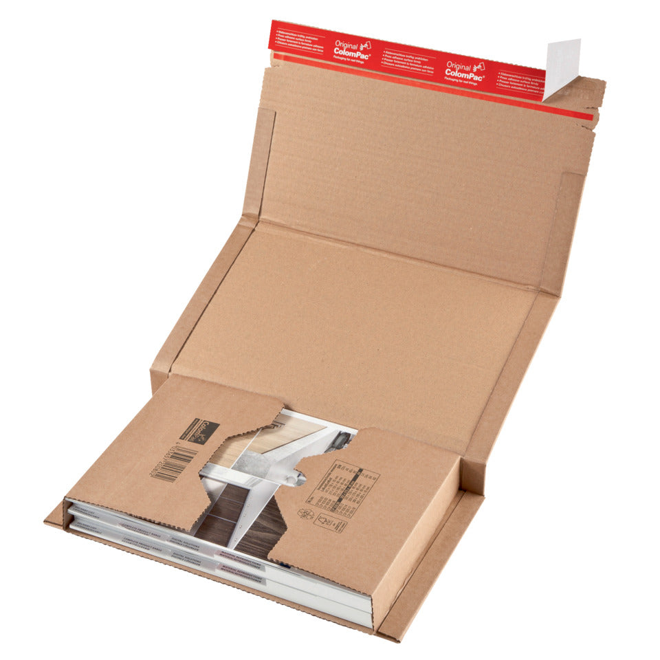 Wickelversandverpackung, 251x165x60mm, braun COLOMPAC 30000219