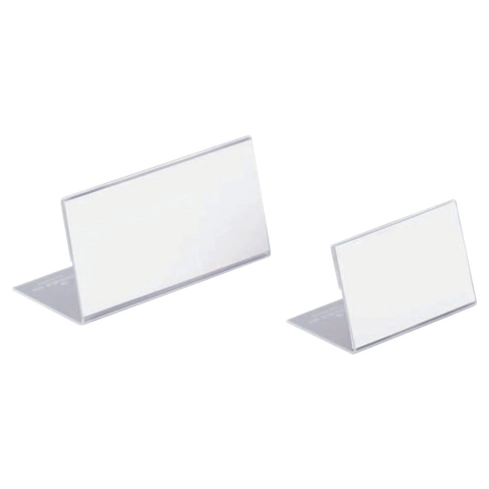 Tischschild, 52 x 150 mm, 10 Stück, transparent DURABLE 8055 19 DURABLE 8055 19 54x100mm