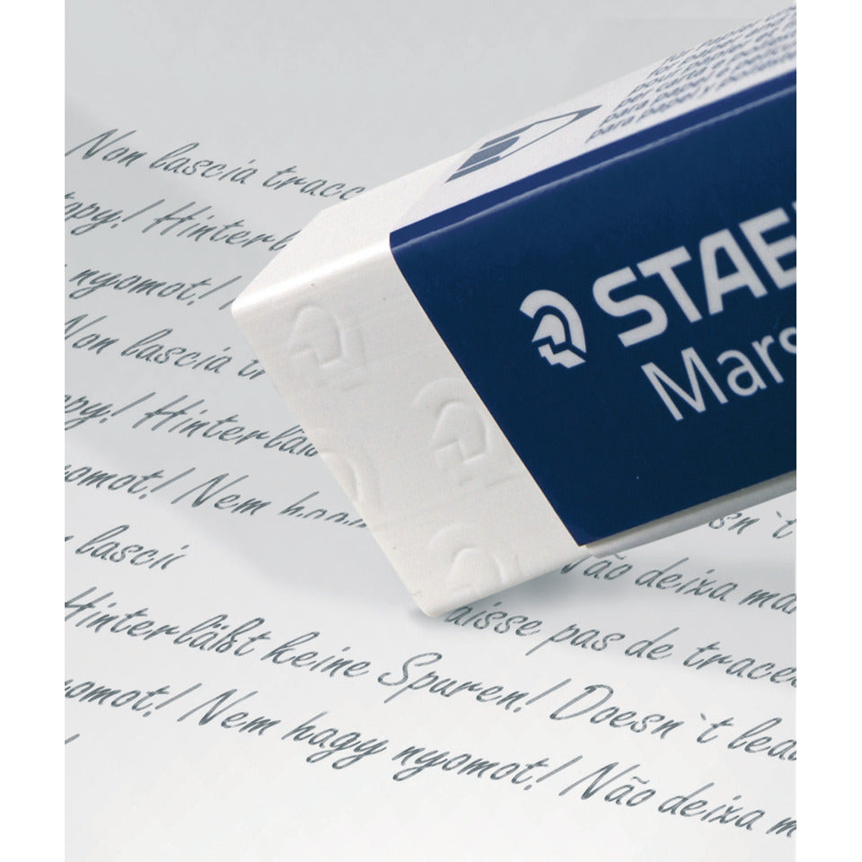 Radierer Mars® plastic, PVC, 65 x 13 x 23 mm, weiß STAEDTLER 526 50